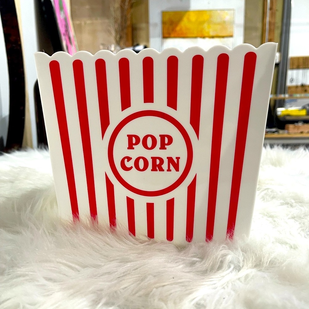 Plastic Popcorn Tub